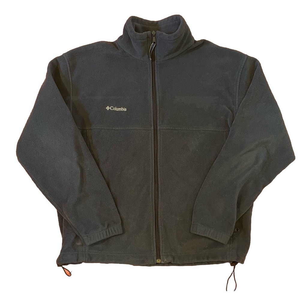 Columbia Mens Size XL Blue Jacket Full Zip Outdoor Hiking Zip Pockets
